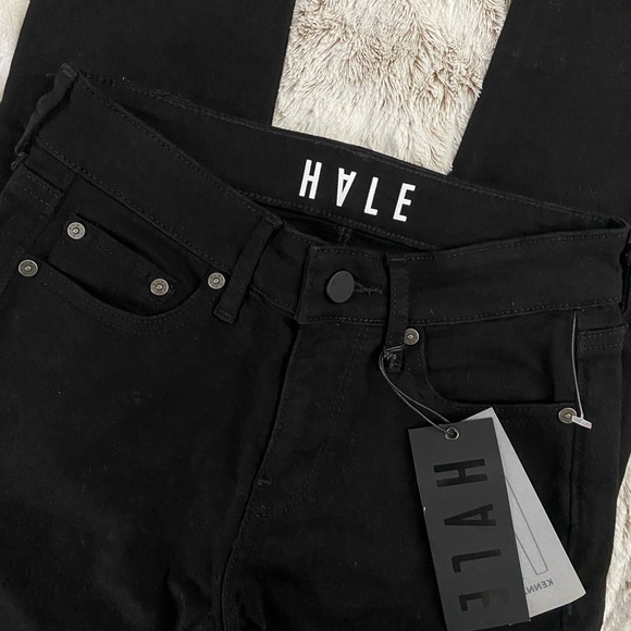 HALE Women Skinny Jeans | Black Skinny Jeans Size 24 | HALE Mid Rise Skinny Jean - Picture 5 of 14